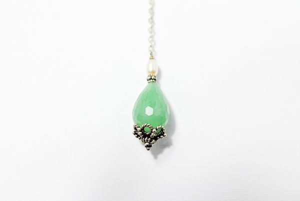 Kette 925er Sterlingsilber und Aventurin