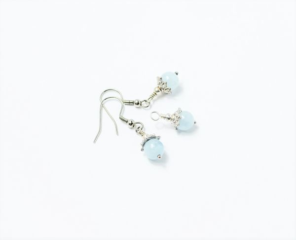 Set aus Aquamarin
