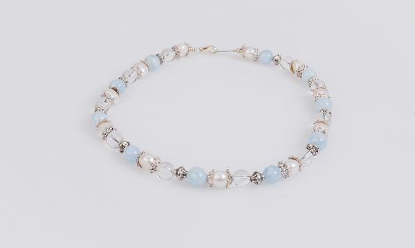 Set Aquamarin und Kristall
