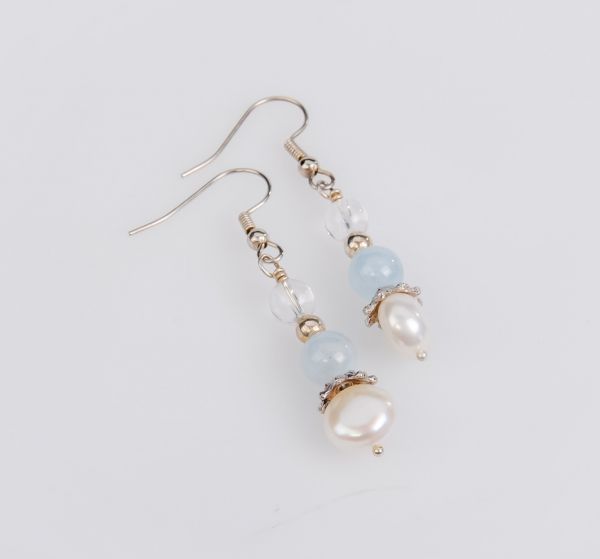 Set Aquamarin und Kristall
