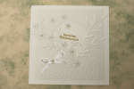 Hochzeitskarte floraler Druck