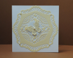 Karte Muster creme