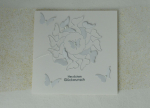Hochzeitskarte Schmetterlingsreigen