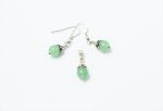 Set aus Aventurin und 925er Sterlingsilber