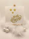 Karte "Stern Merry Christmas"