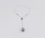 Kette 925er Sterlingsilber und Aventurin