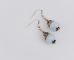 Ohrringe Aquamarin und 925er Sterlingsilber gross